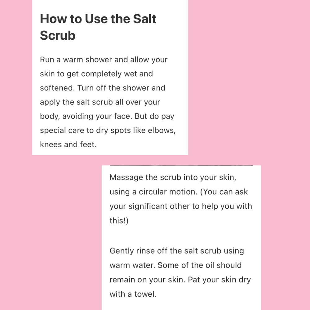 PINK HIMALAYAN SALT BODY SCRUB 4oz - Picture 2 of 2